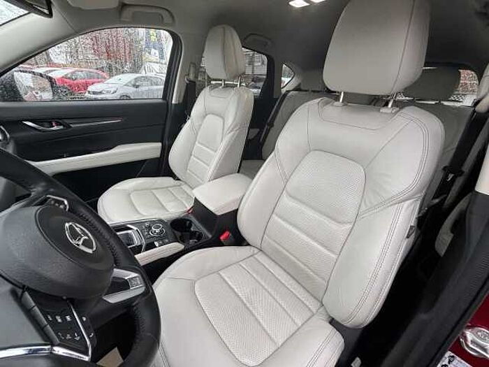 Mazda CX-5 2.2 Diesel, 4WD Automatik + Leder weiß CX-5