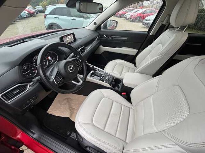 Mazda CX-5 2.2 Diesel, 4WD Automatik + Leder weiß CX-5